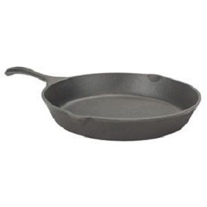 14 Inch Round Cast Iron Skillet - shop.cookingwithkimberly.com