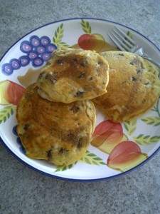 Date Pancakes with Flax Seeds - CookingWithKimberly.com