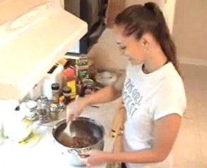 Kimberly Cooking Moong Bean Soup - CookingWithKimberly.com