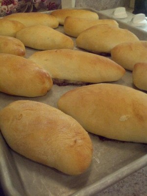 Freshly Baked Russian Mennonite Pirozhki - CookingWithKimberly.com