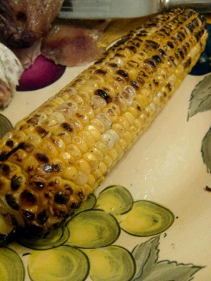Grilled Corn - CookingWithKimberly.com