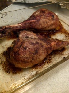 How to Roast Turkey Legs - CookingWithKimberly.com