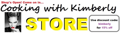 Cooking with Kimberly Store Banner - Shop.CookingWithKimberly.com