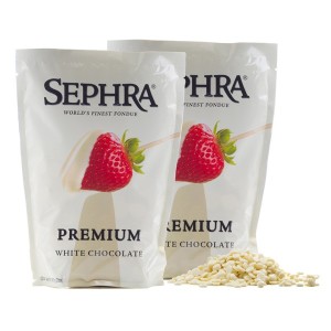 Sephra Premium White Fondue Chocolate 4lb Box - shop.cookingwithkimberly.com