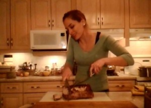 How to Cook Cherry Tea Braised Pork Loin - cookingwithkimberly.com