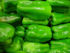 green peppers - capsicum