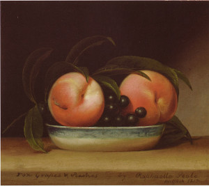 peaches & fox grapes