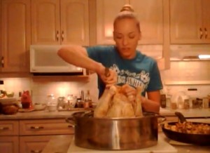 How to Stuff a Turkey - cookingwithkimberly.com