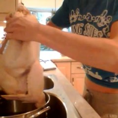 How to Prepare a Brined Turkey for Roasting + Video