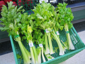 bunches of celery