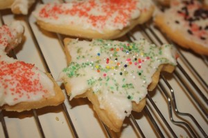 Christmas shortbread cookies