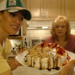 How to Make Cheesecake Bite Ice Cream Cake - cookingwithkimberly.com