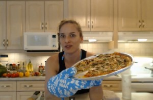 How to Bake Wild Asparagus & Sausage Pizza with Roberto's Gluten-Free Crust - cookingwithkimberly.com