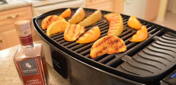 How to Cook Grilled Orange & Cantaloupe with Napa Valley Cherry Cabernet Caramel + Video