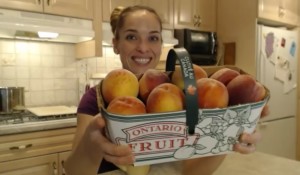 Web Chef Review: Ontario Freestone Peaches at Harvest Barn Country Markets - cookingwithkimberly.com