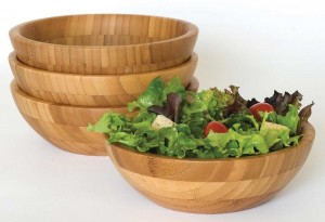 Set of 4 Bamboo Salad Bowls - shop.cookingwithkimberly.com