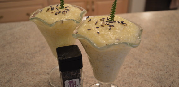 How to Make Lavender Tapioca Pudding + Video