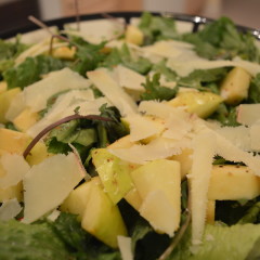 How to Make Romaine Salad with Baby Kale, Apple & Sheep’s Milk Cheese Video