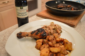 How to Grill Napa Valley Pomegranate White Balsamic Chicken - cookingwithkimberly.com