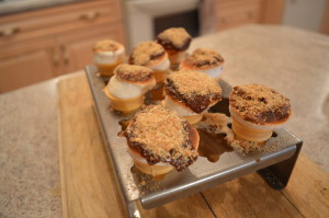 How to Make S'mores Mini Cones - cookingwithkimberly.com