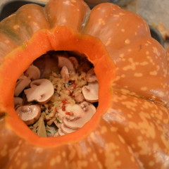 How to Cook Ginger Chicken Soup in a Pumpkin + Video