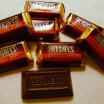 Hershey's dark chocolate miniatures