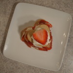 How to Make Strawberry Balsamic Shortbread Hearts with Berries & Whipped Cream - cookingwithkimberly.com