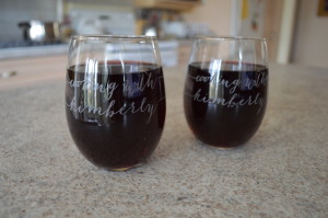 Web Chef Review: Urban Farmhouse Tampa Engraved Stemless Wine Glasses - cookingwithkimberly.com