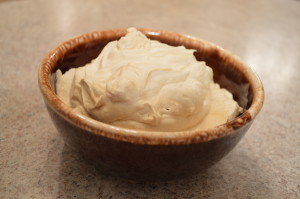 How to Make Molasses Whipped Cream - cookingwithkimberly.com