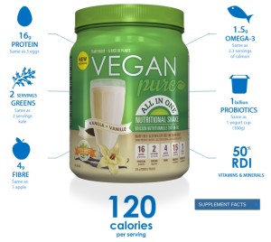 Vegan Pure All-in-One Nutritional Shake - myveganpure.com