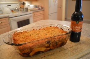 How to Bake Napa Valley Vanilla Fig Balsamic Apple Crumble - cookingwithkimberly.com