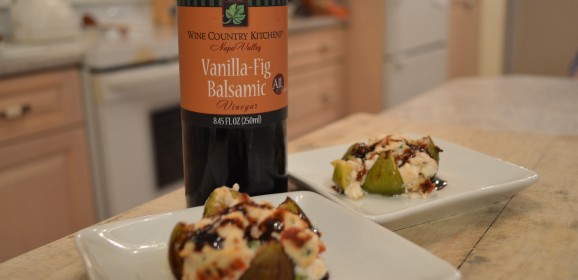 How to Bake Ricotta Stuffed Figs with Napa Valley Vanilla Fig Balsamic Video