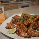 How to Bake Spicy Mango Thai Chicken Wings - cookingwithkimberly.com