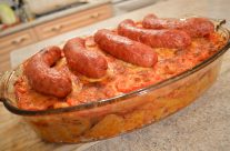 Baked Rigatoni with Italian Sausage, Tomato Sauce & Mozzarella Cheese Video