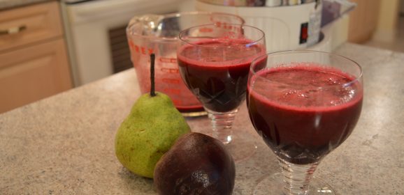 How to Make Beet & Pear Juice Video