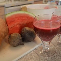 How to Make Beet, Sweet Potato & Watermelon Juice Video