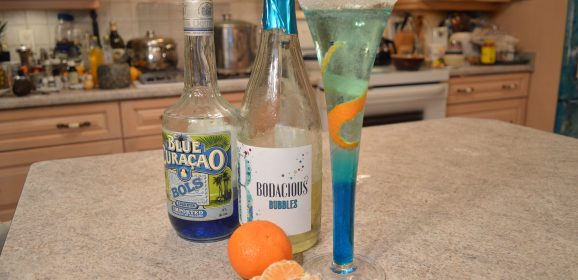 Clementine Blue Velvet Bubbly Cocktails + Video
