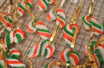 How to Make Flat Candy Cane Christmas Ornaments Video
