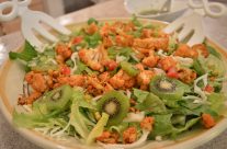 Romaine Salad with Kiwi & Roasted Cauliflower + Cilantro Lime Vinaigrette Video