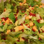 How to Make Green Salad with Pomegranate & Apple - cookingwithkimberly.com