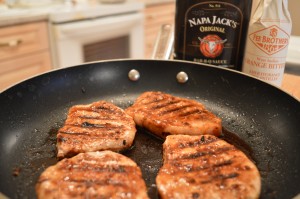 How to Grill Napa Jack's Orange BBQ Pork Loin Center Chops - cookingwithkimberly.com