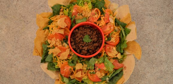 How to Make Ground Beef Taco Salad + Video