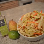 How to Make Jicama, Apple & Pear Slaw - cookingwithkimberly.com