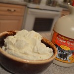How to Make Maple Syrup Whipped Cream - cookingwithkimberly.com