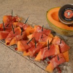How to Make Napa Jack's Smoked Prosciutto Wrapped Cantaloupe - cookingwithkimberly.com
