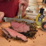 How to Cook Napa Valley Pistachio Crusted Sirloin Tip Roast of Beef - cookingwithkimberly.com