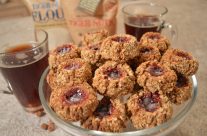 Nut-Free Tiger Nuts Christmas Thumbprint Cookies + Video