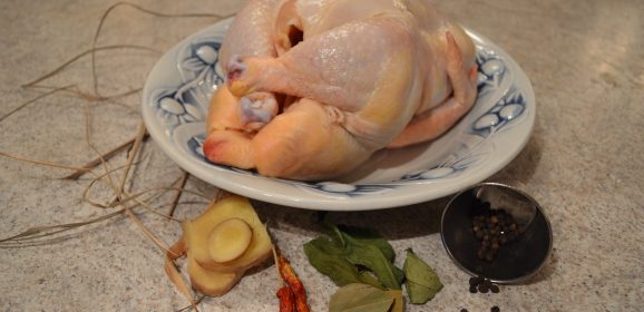 How to Cook Chicken or Turkey Broth for the Sore Throat Video