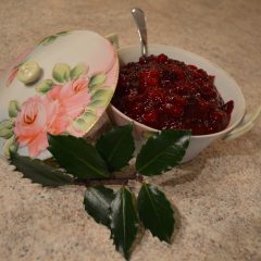How to Make Pomegranate Cranberry Sauce Video