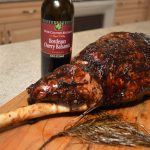 How to Roast Napa Valley Bordeaux Cherry Balsamic Leg of Lamb - cookingwithkimberly.com